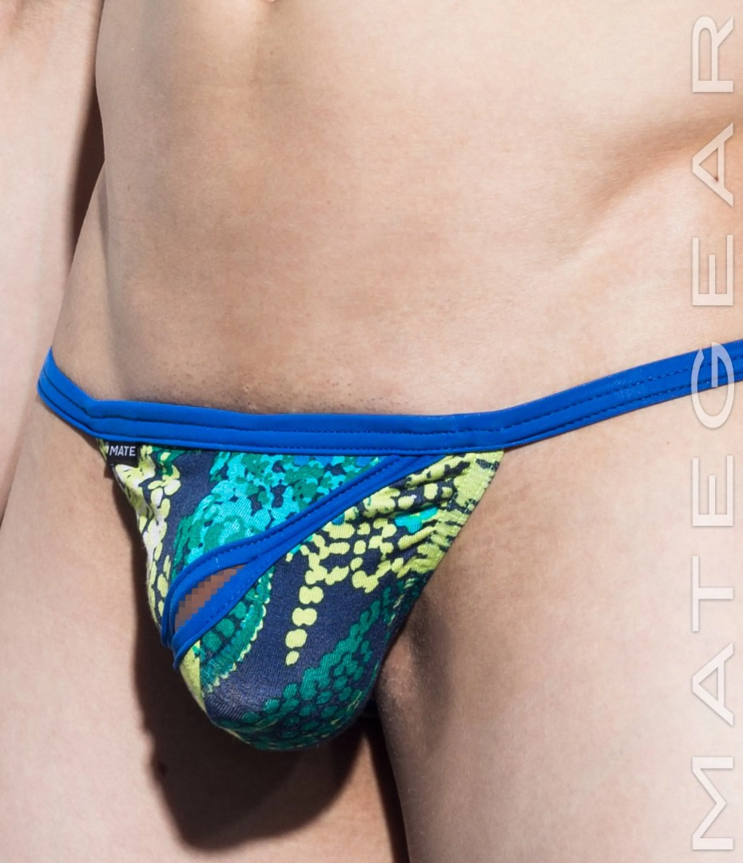 Sexy Men's Underwear Xpression Mini G - Ping Bae (Diagonal Front Slit)