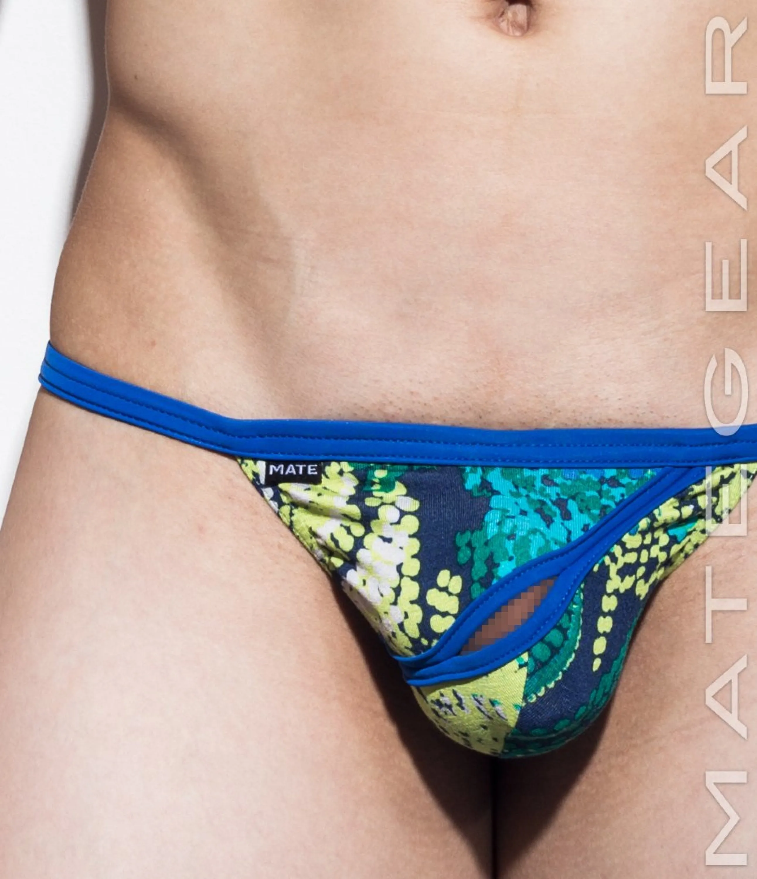 Sexy Men's Underwear Xpression Mini G - Ping Bae (Diagonal Front Slit)