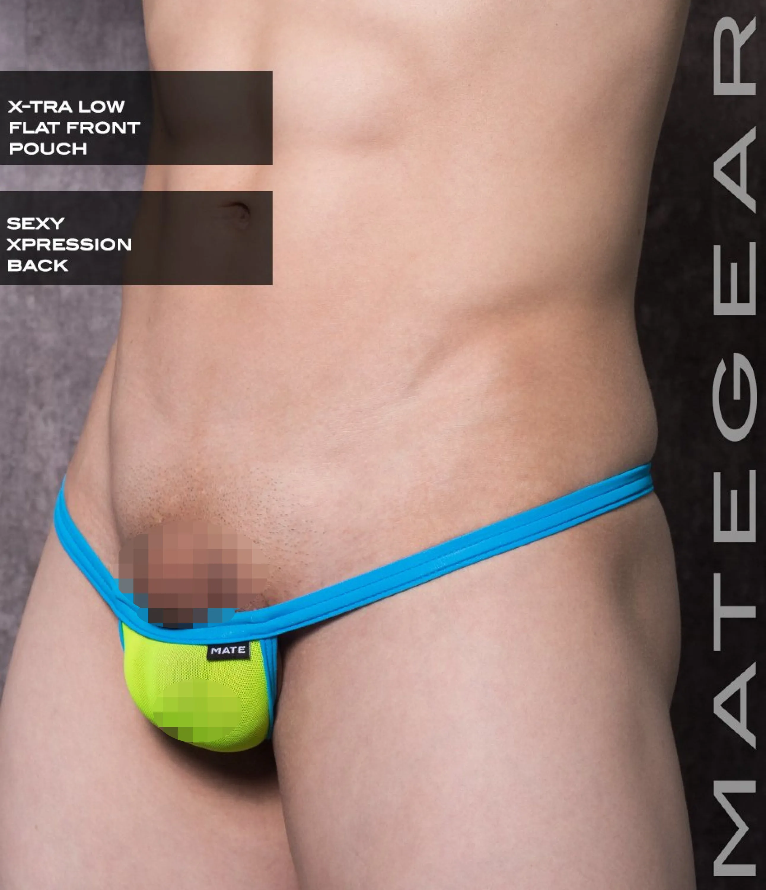 Sexy Mens Underwear Xpression Mini Thong - Ji Da (X-tra Low Front)