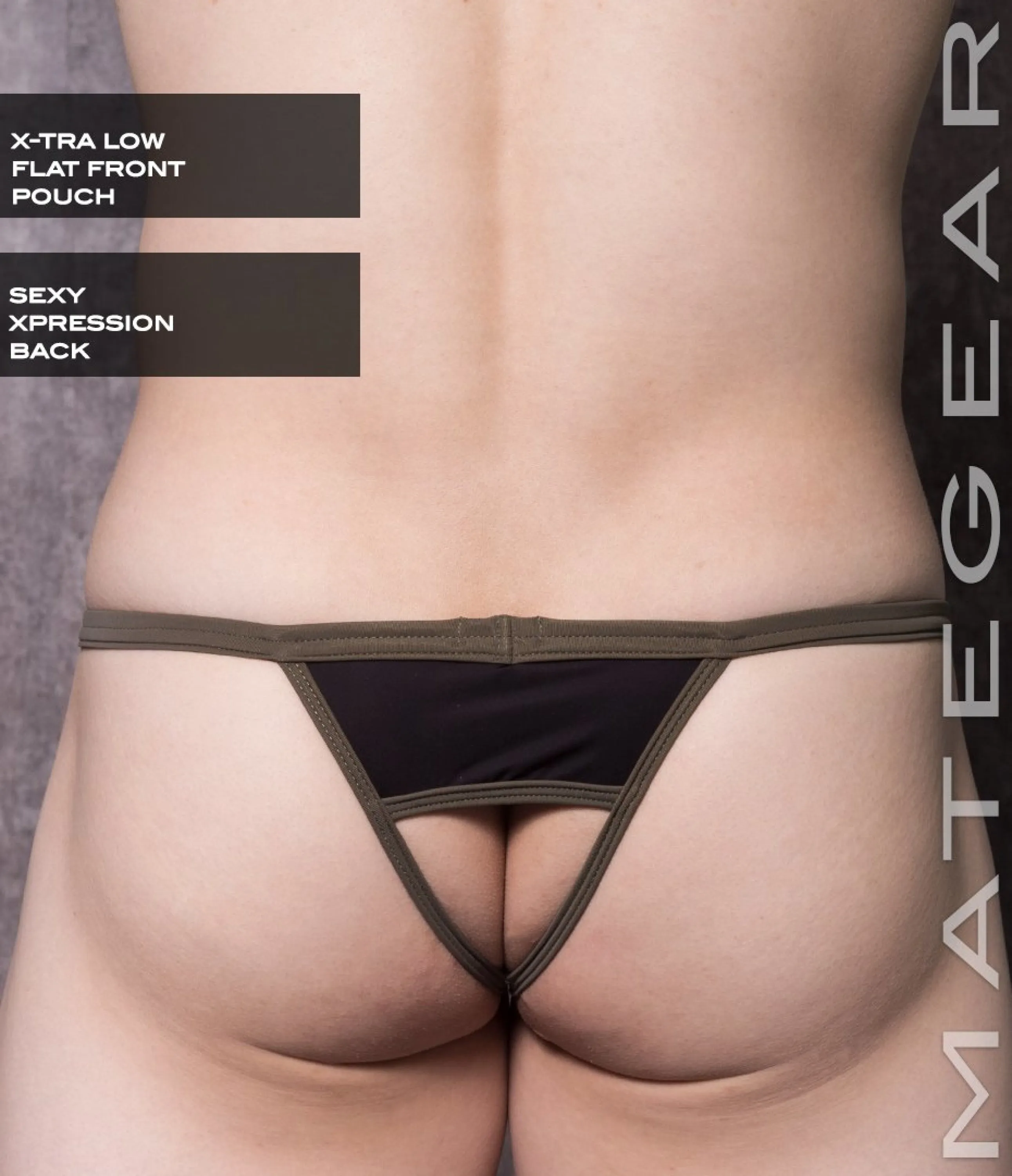 Sexy Mens Underwear Xpression Mini Thong - Ji Da (X-tra Low Front)