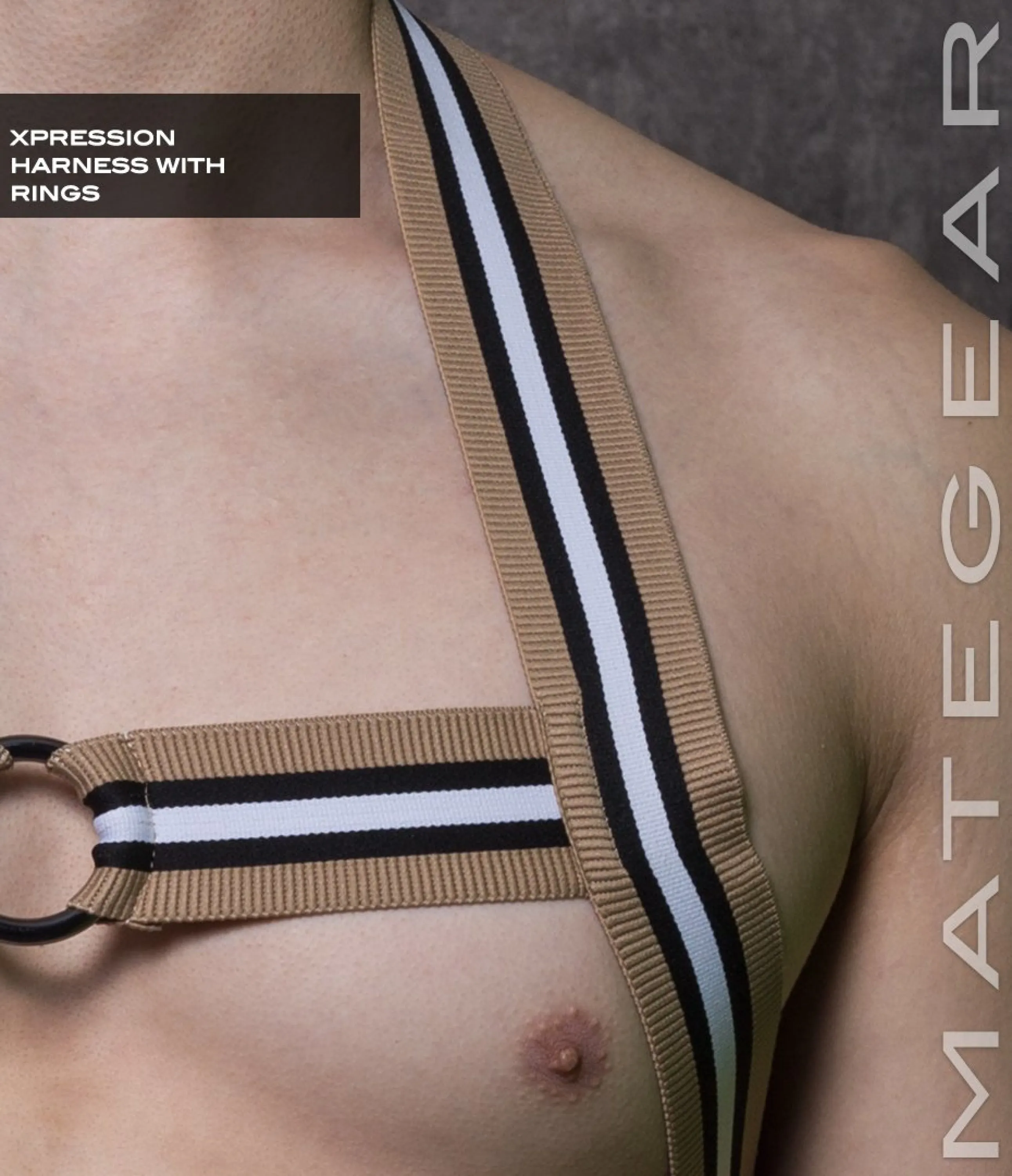 Sexy Men's Xpression Harness - Ho Eun (With Ring Detail)