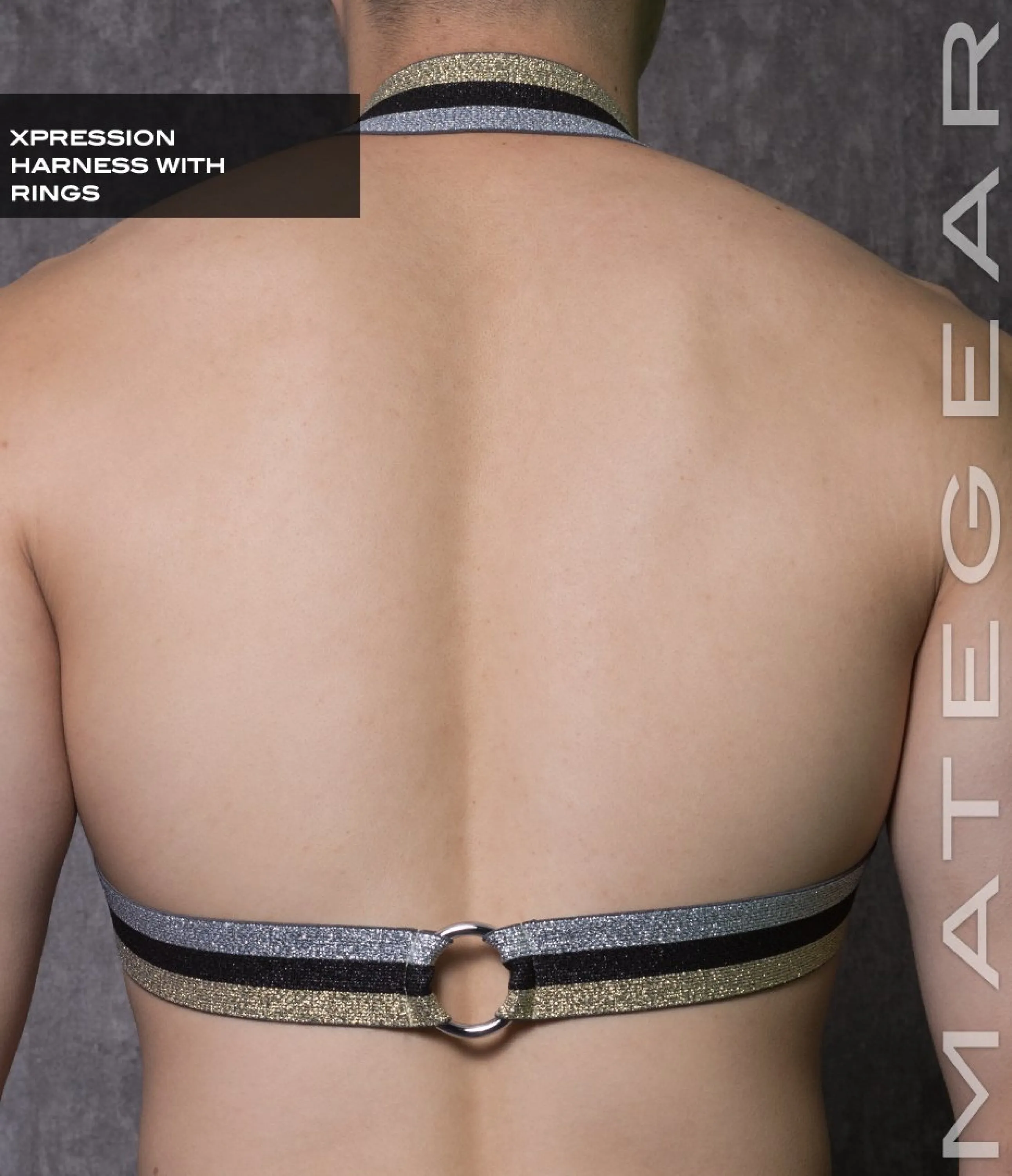 Sexy Men's Xpression Harness - Ho Eun (With Ring Detail)