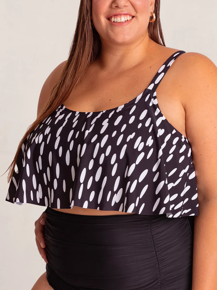 Shapermint Essentials 2-Pack Swim Ruffled Bikini Top
