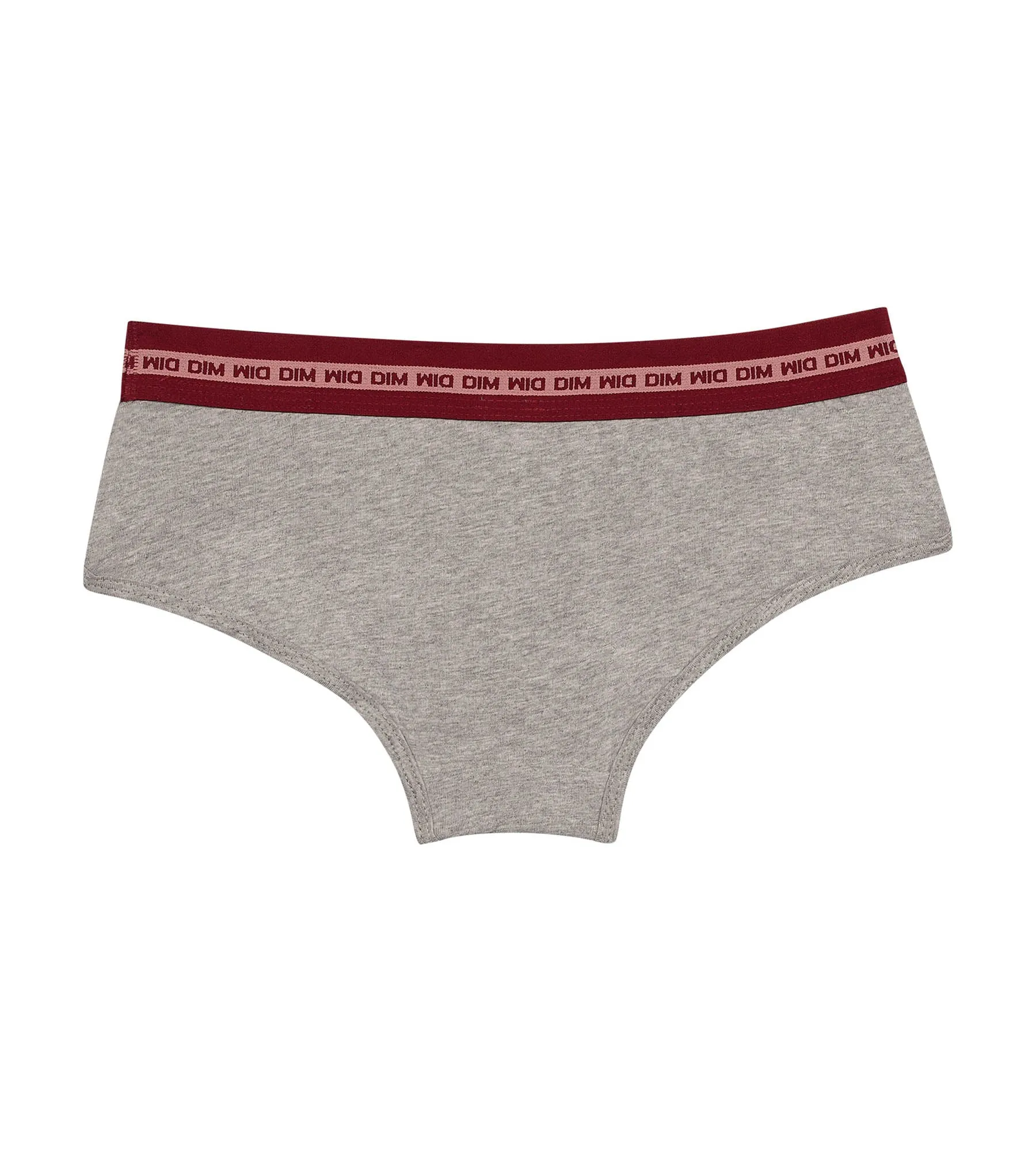 Shorty fille Dim Sport gris chiné
