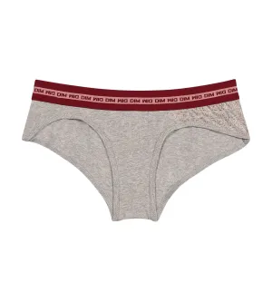Shorty fille Dim Sport gris chiné