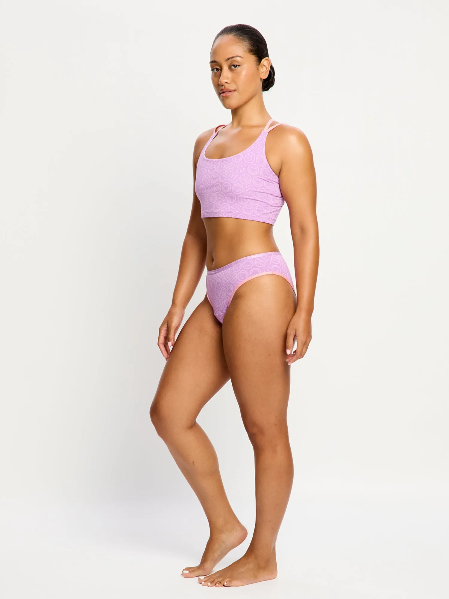 SmileyWorld® | Modibodi Cheeky Brief Moderate Violet