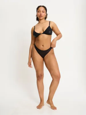 SmileyWorld® | Modibodi Sparkle Thong Light Black