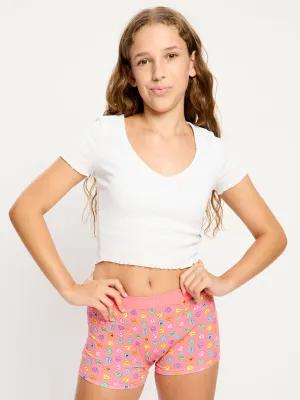 SmileyWorld® | Modibodi Teen Hipster Boyshort Moderate Happy Hearts