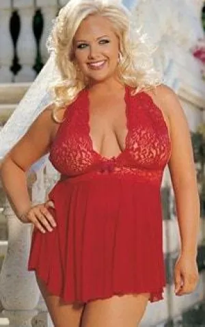 Tease & Please Babydoll Plus Size