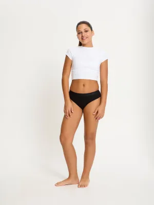 Teen Hipster Bikini Moderate Black