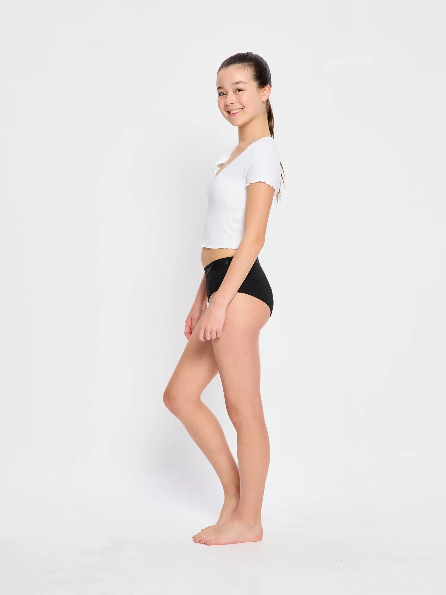 Teen Hipster Boyleg Moderate Black