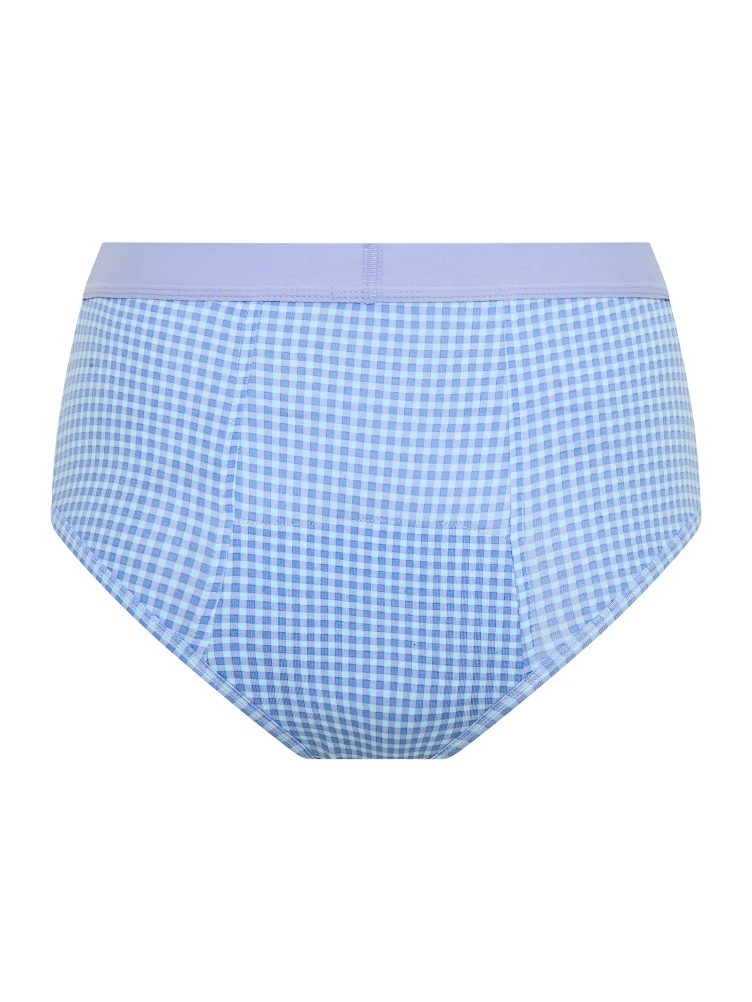 Teen Hipster Boyleg Moderate Blueberry Gingham