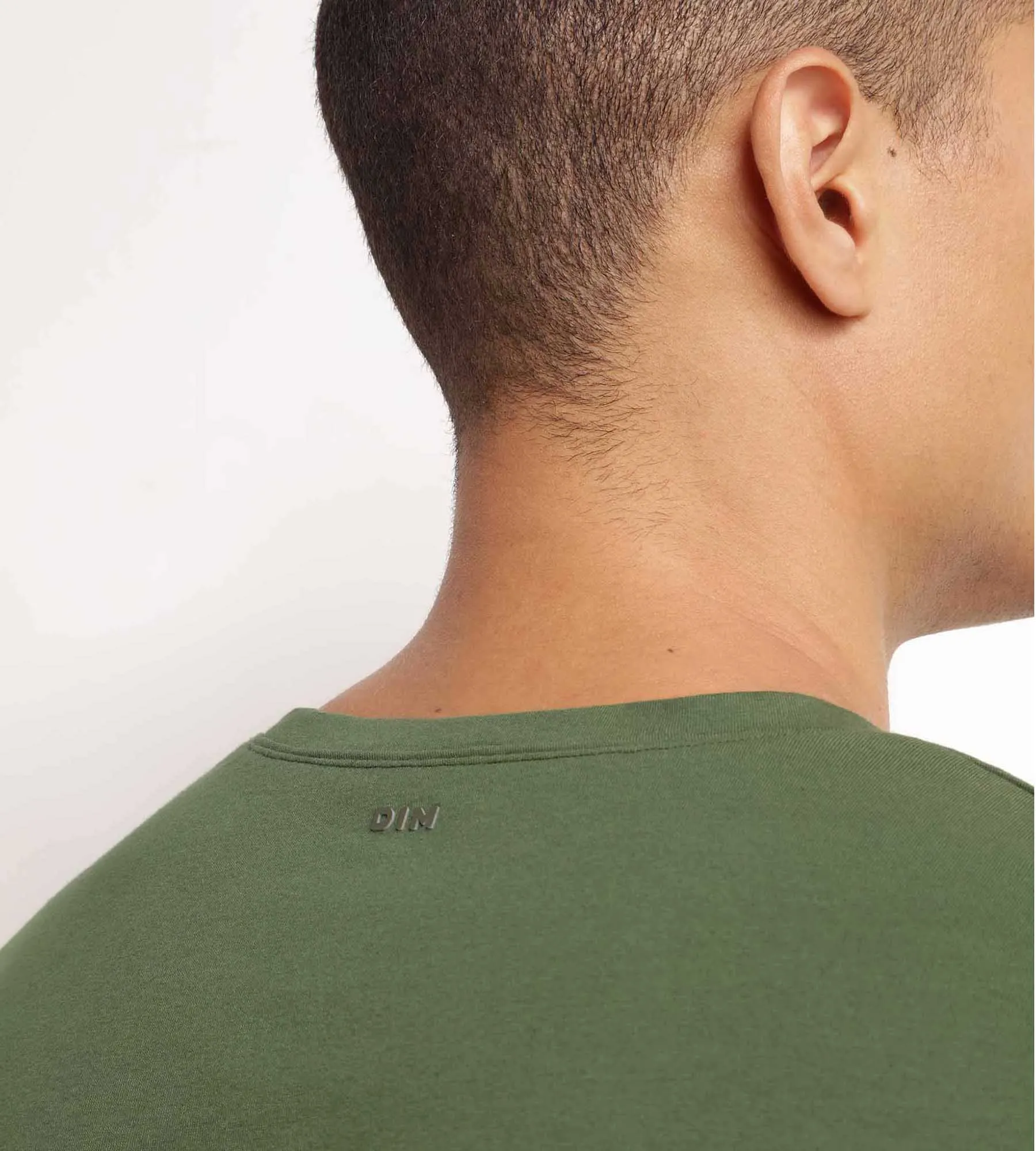 Thermoregulating men's sports T-shirt in khaki Dim Move jersey