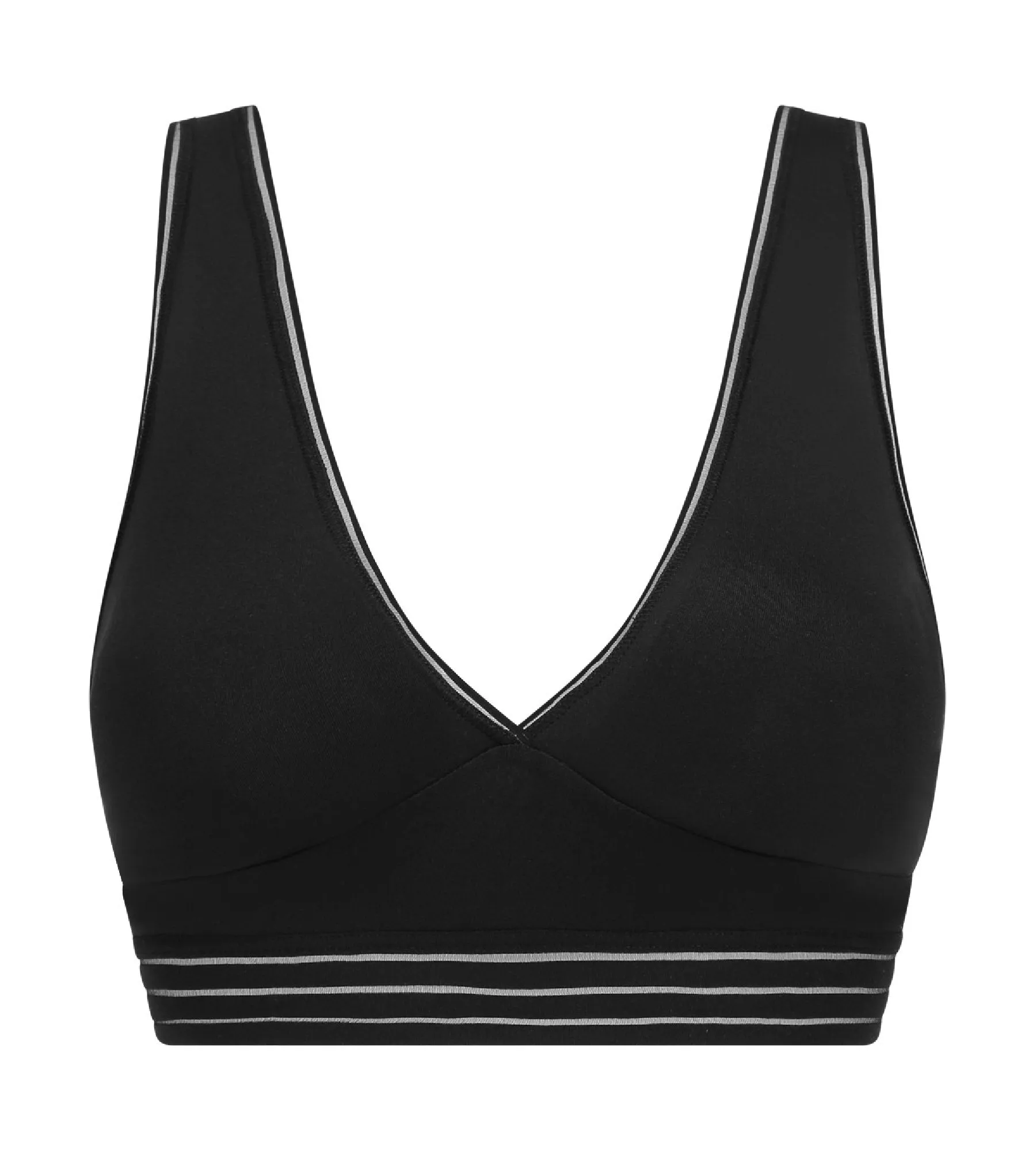 Triangle bra without underwire in microfibre Black Oh My Dim's