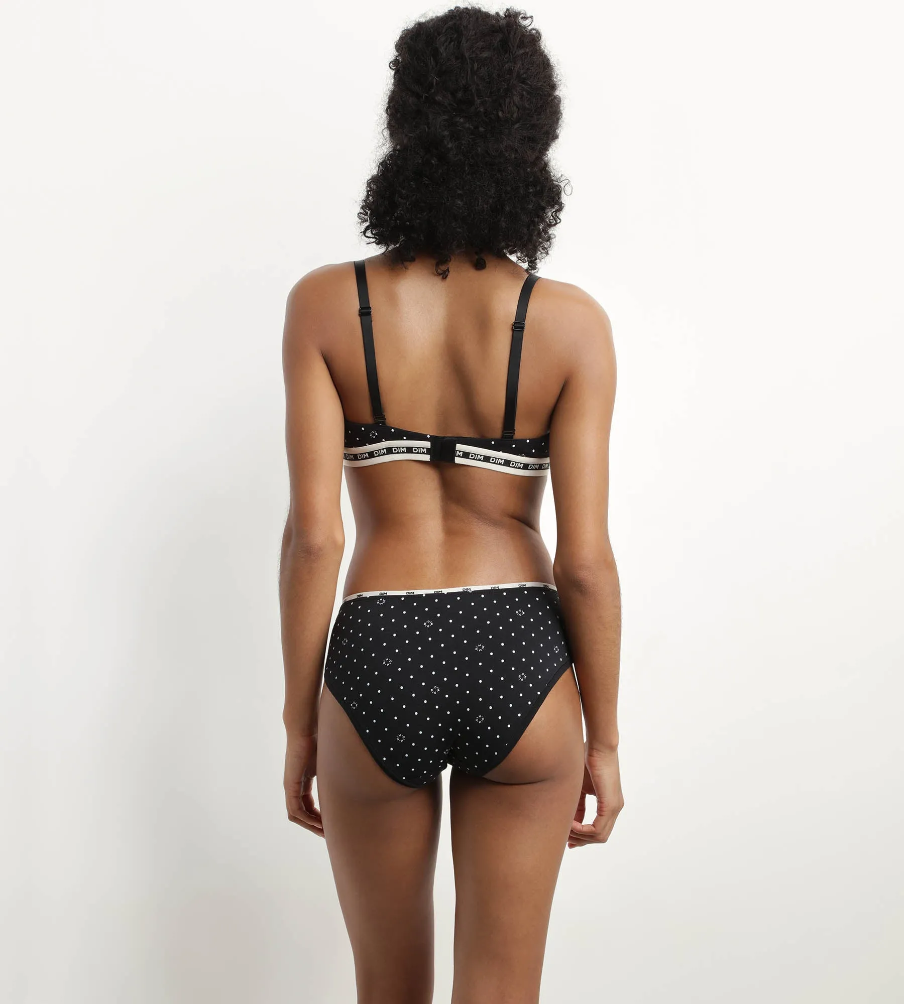 Triangle wireless microfibre bra in Black Dimmania Dim Icon Essentiel