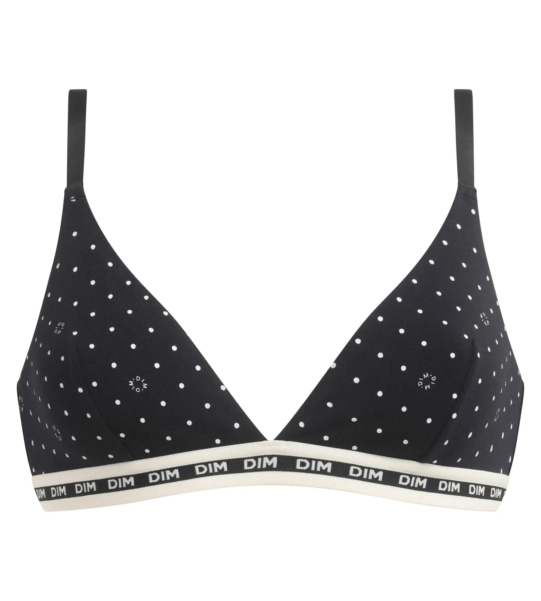 Triangle wireless microfibre bra in Black Dimmania Dim Icon Essentiel