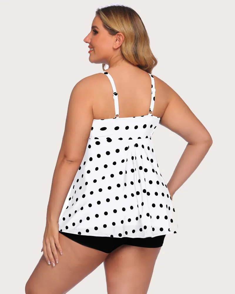 Two Piece Tankini Set Swimwear Suit