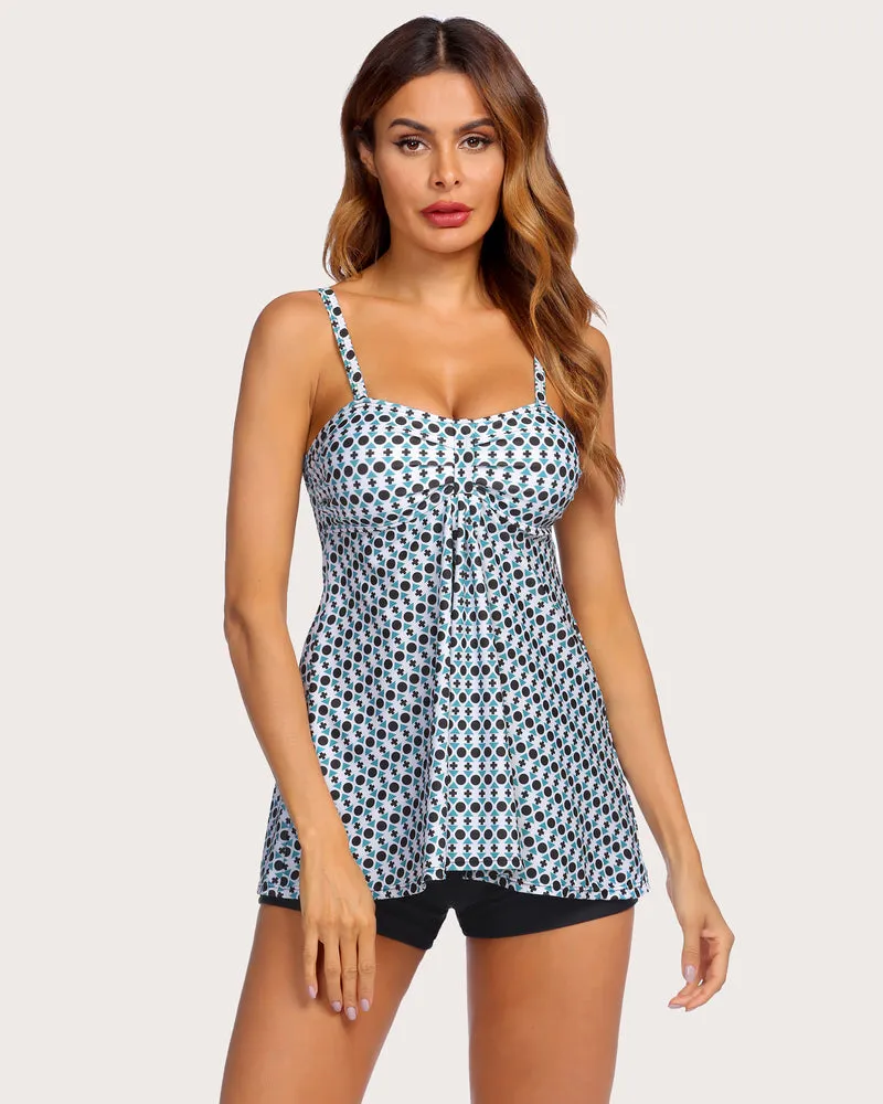 Two Piece Tankini Set Swimwear Suit