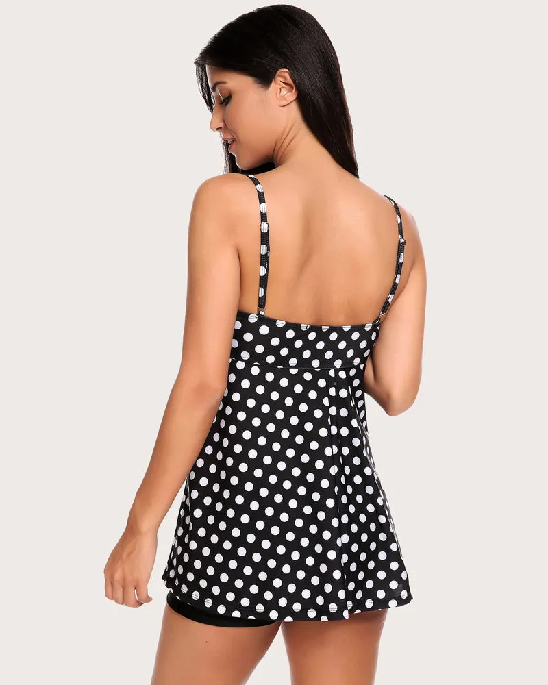 Two Piece Tankini Set Swimwear Suit