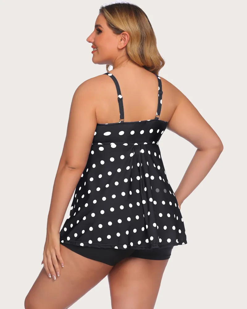 Two Piece Tankini Set Swimwear Suit