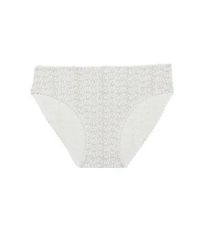 White brief with logo print for girl - Dim Touch
