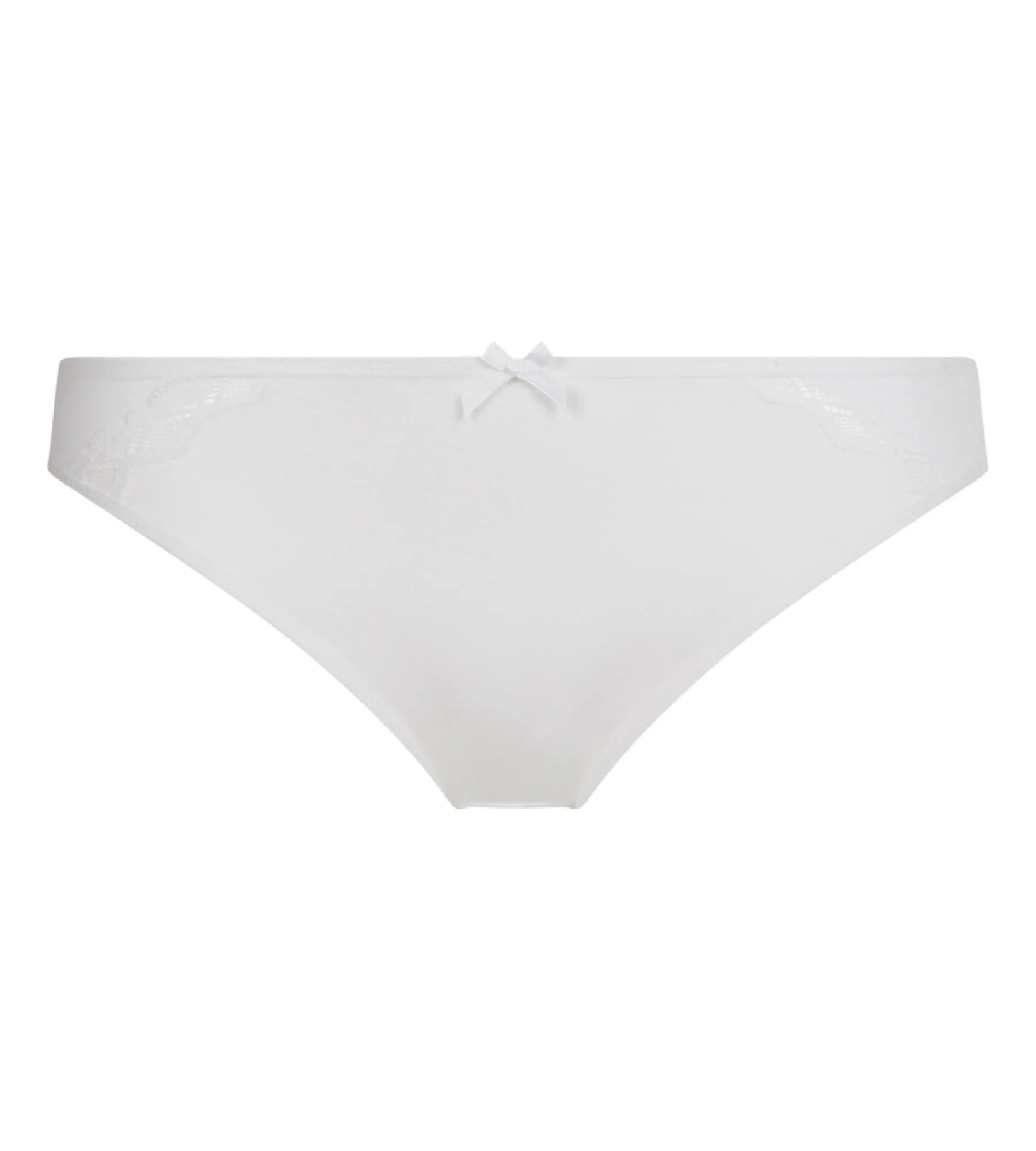 White EcoDIM cotton bikini knickers