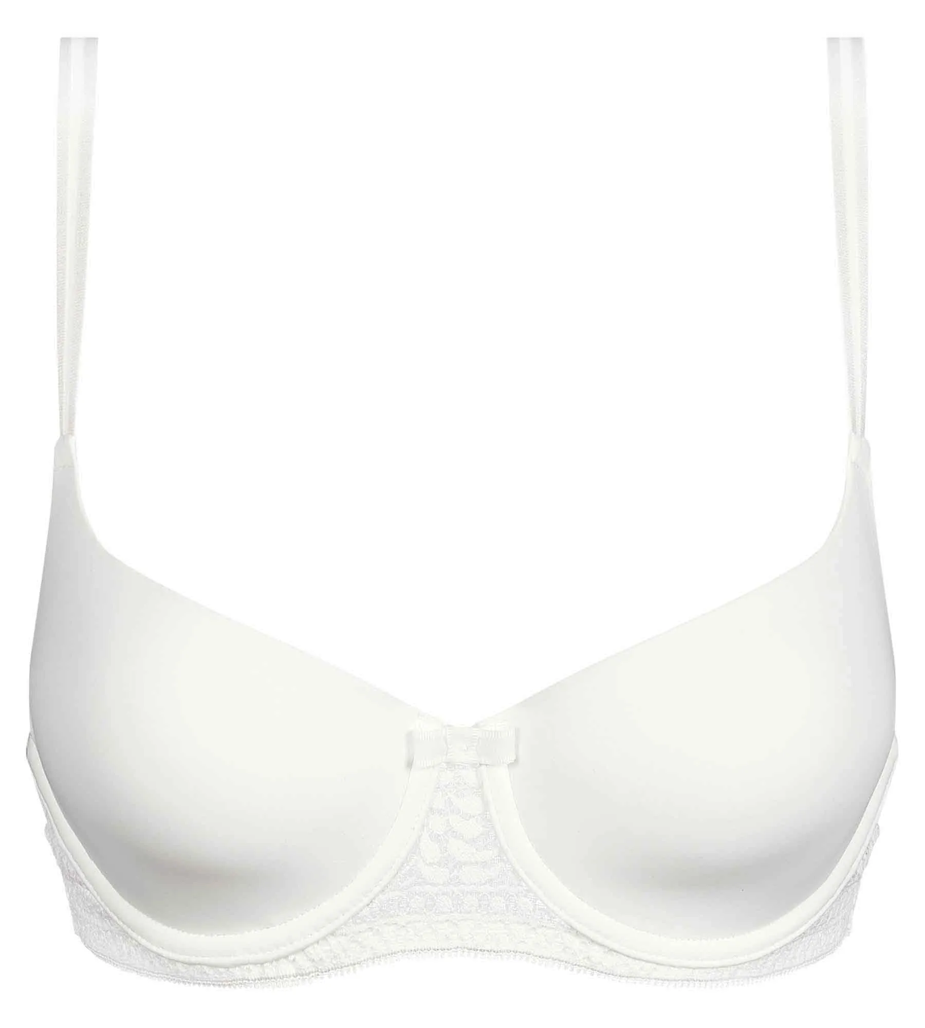 White floral lace recycled basket bra Dim Sublim