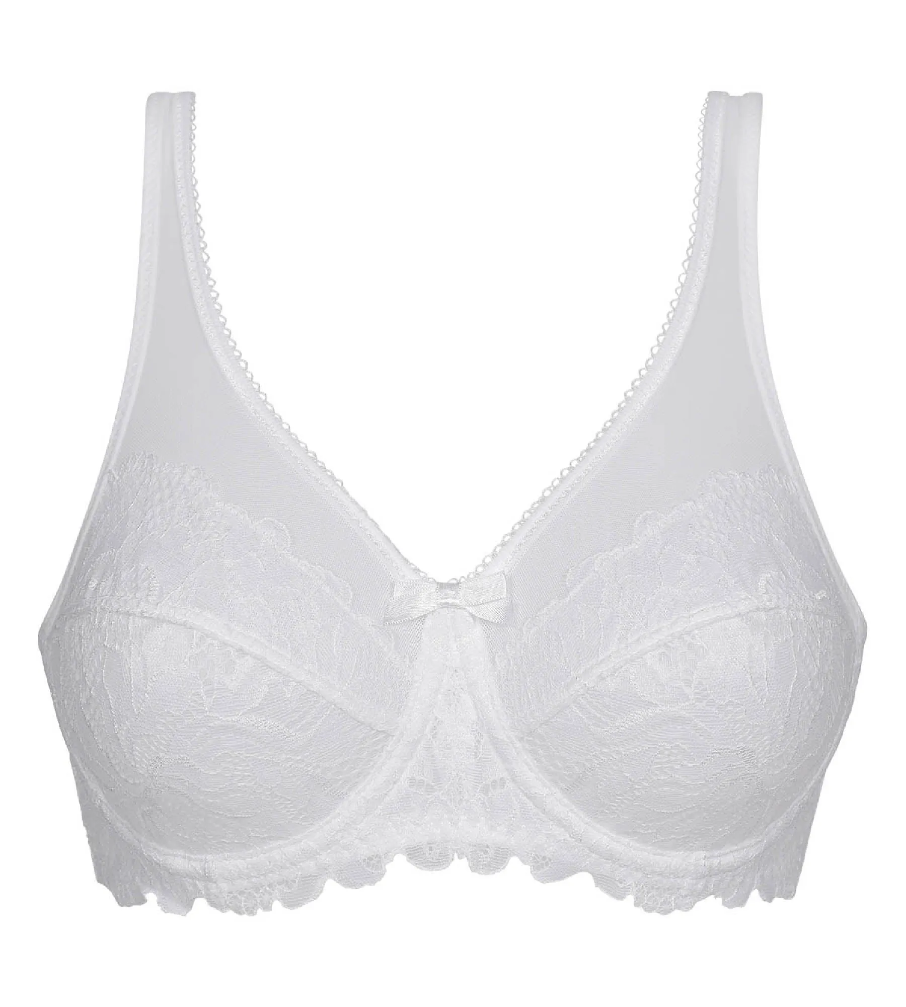 White full cup lace bra Generous Essentiel