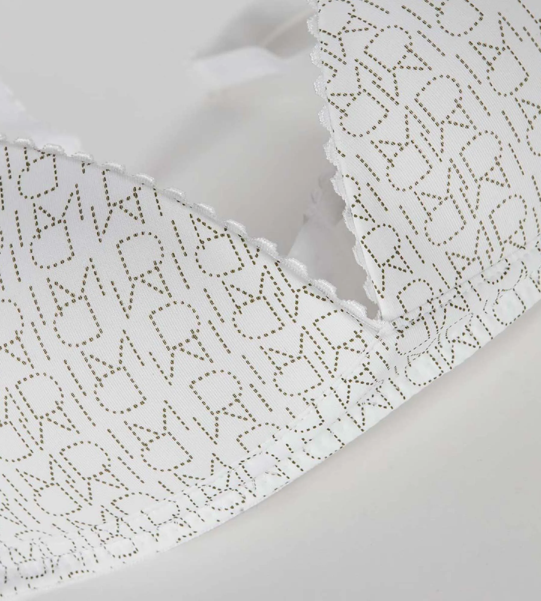 White Triangle bra - DIM Touch Girl