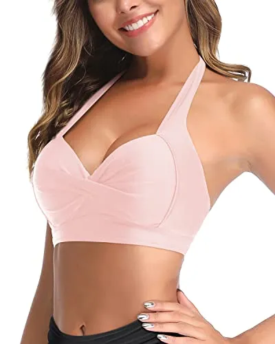 Women's Adjustable Self-tie Swimsuit Halter Neck Bathing Suit
