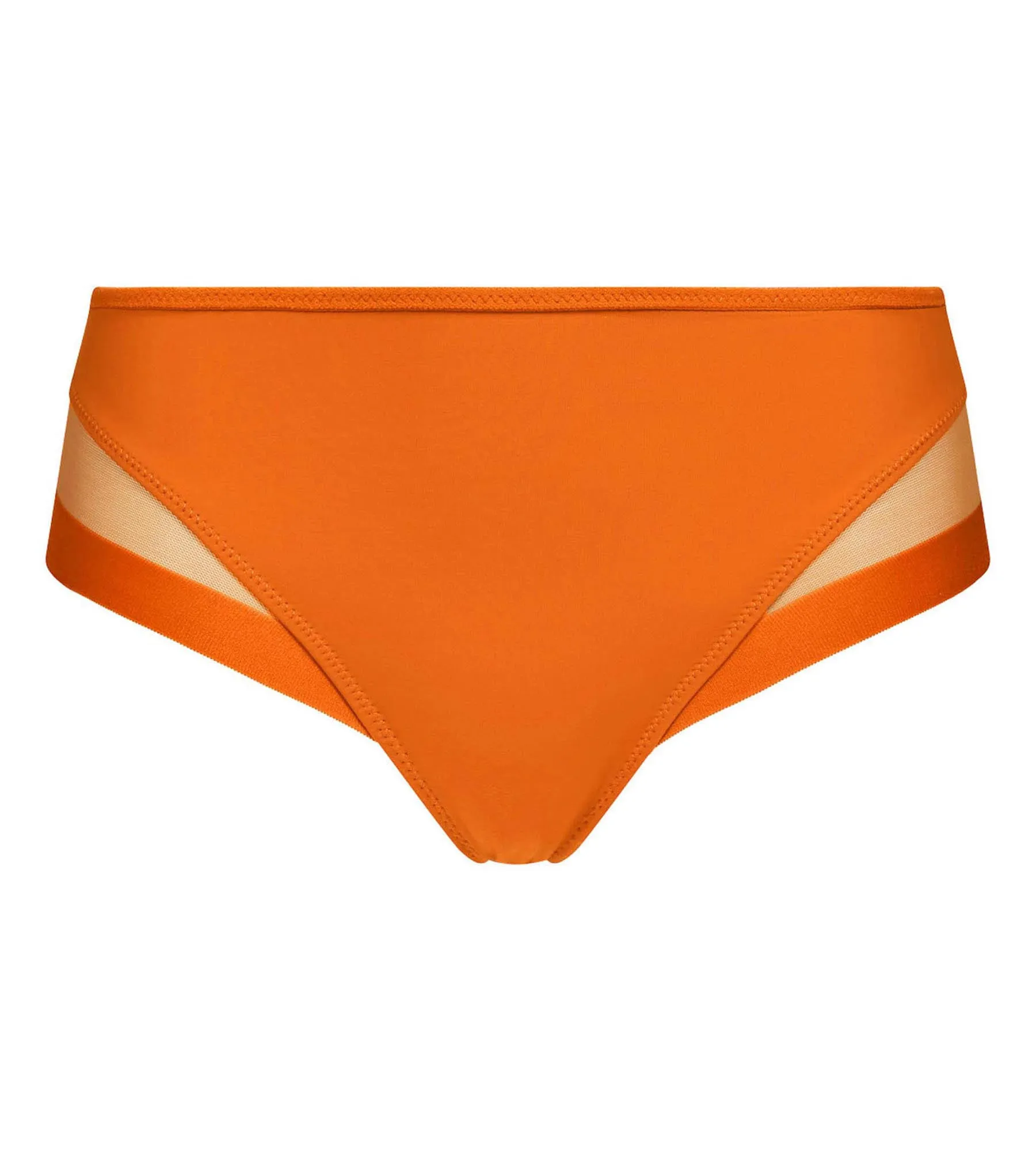 Women's briefs in microfiber and tulle Mandarine Dim Generous