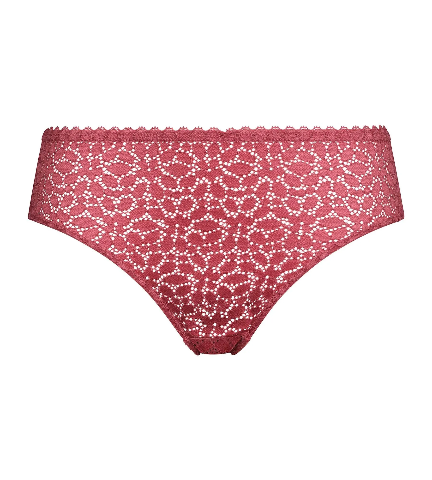 Women's floral lace panties Pink Satin Dim Daily Lace