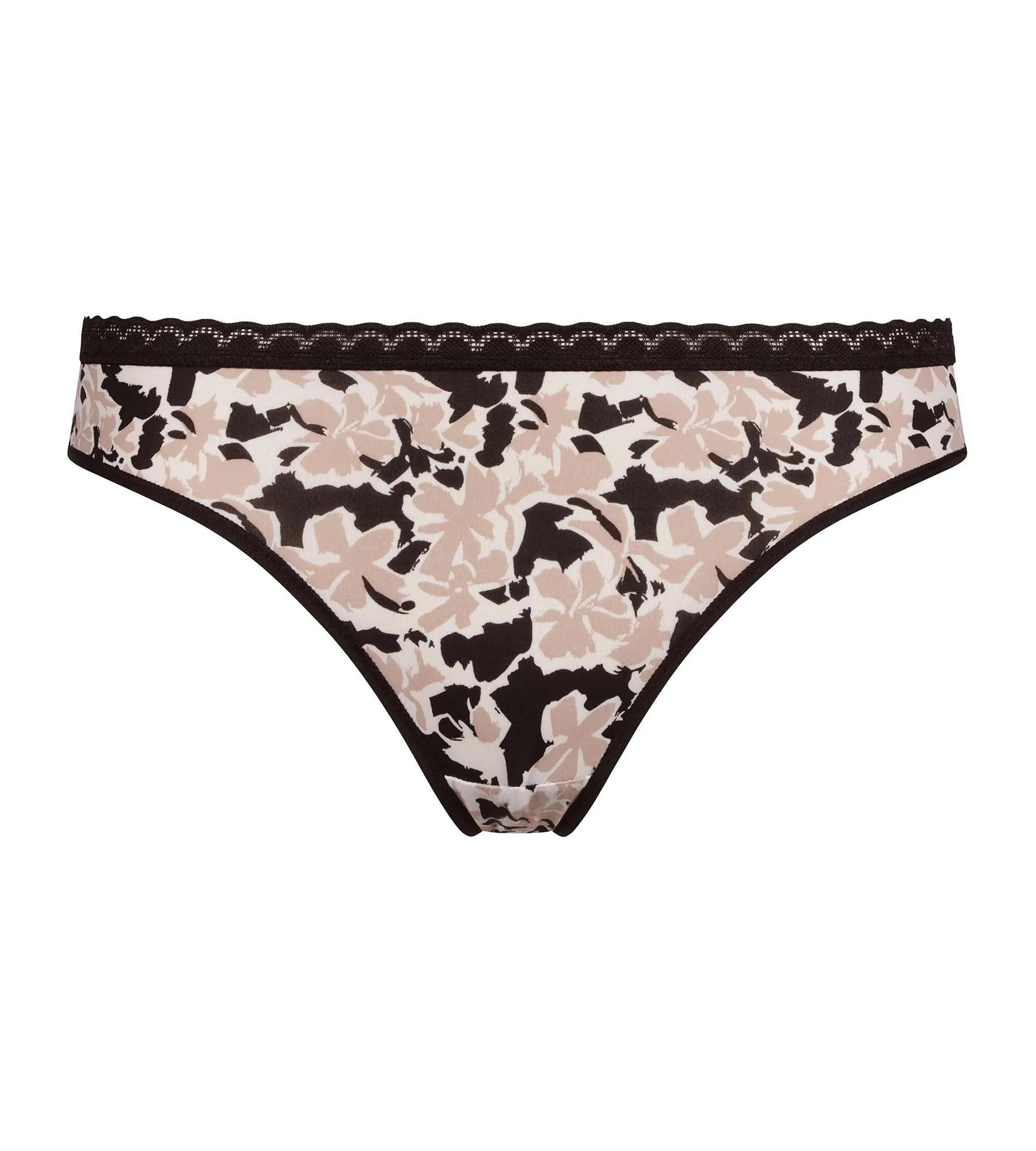 Women's floral microfiber panties with tulle Dim Daily Micro