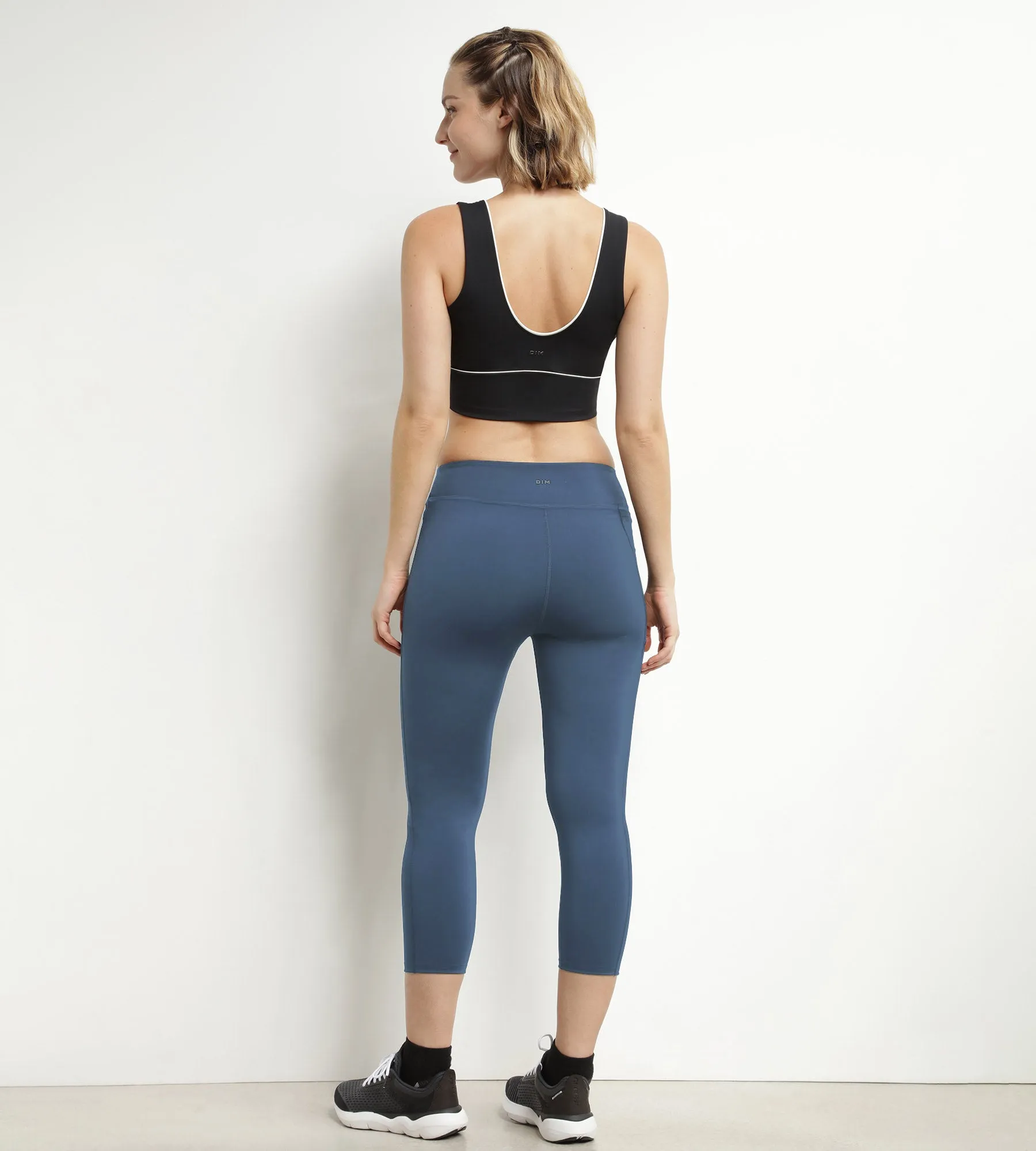 Women's microfiber short leggings Blue Jean Dim Move