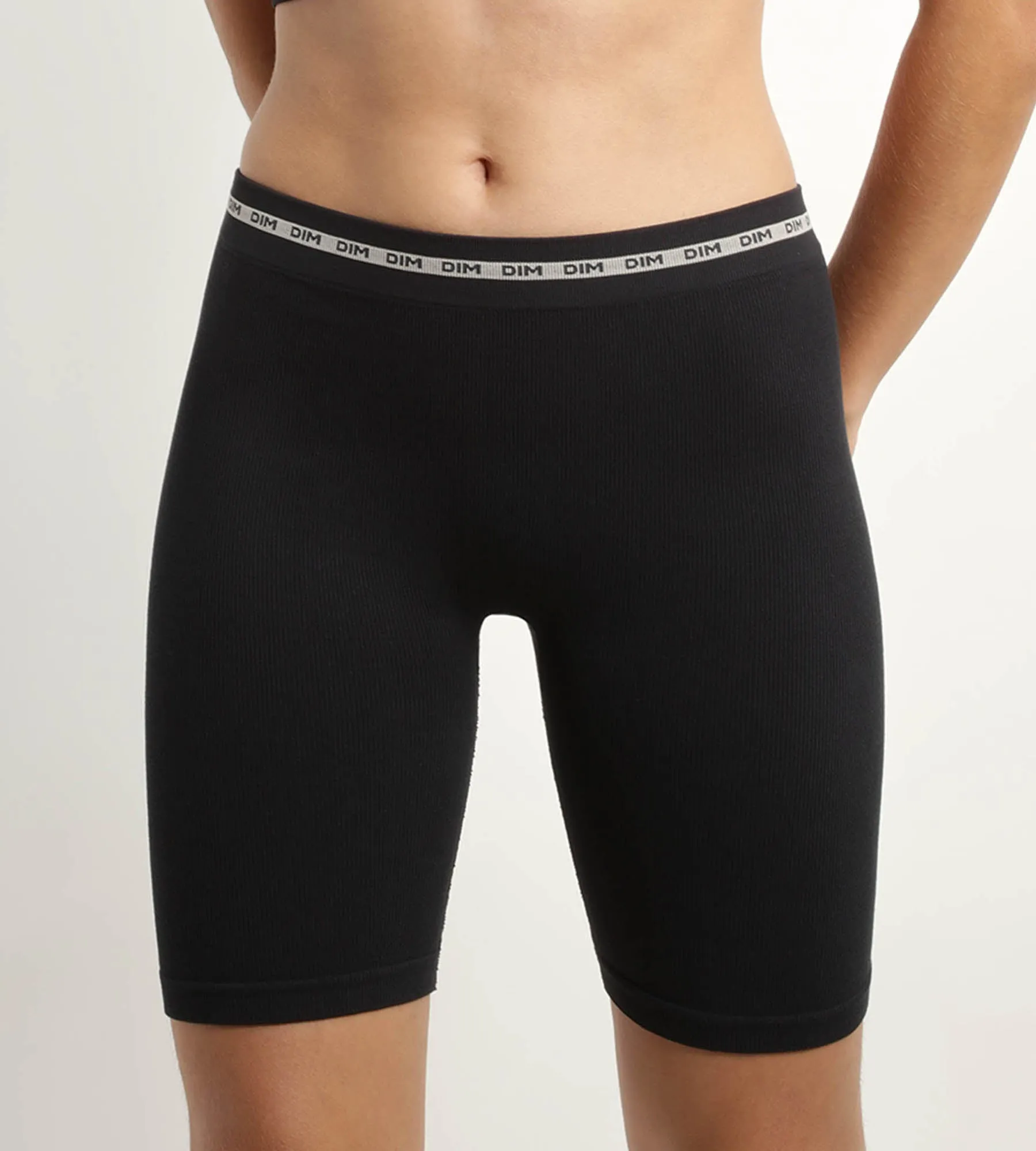 Women's ribbed microfibre Cycling jacket in Black Dim Icons Seamless