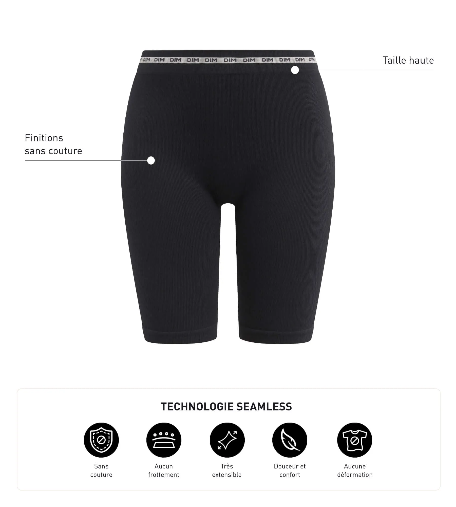 Women's ribbed microfibre Cycling jacket in Black Dim Icons Seamless