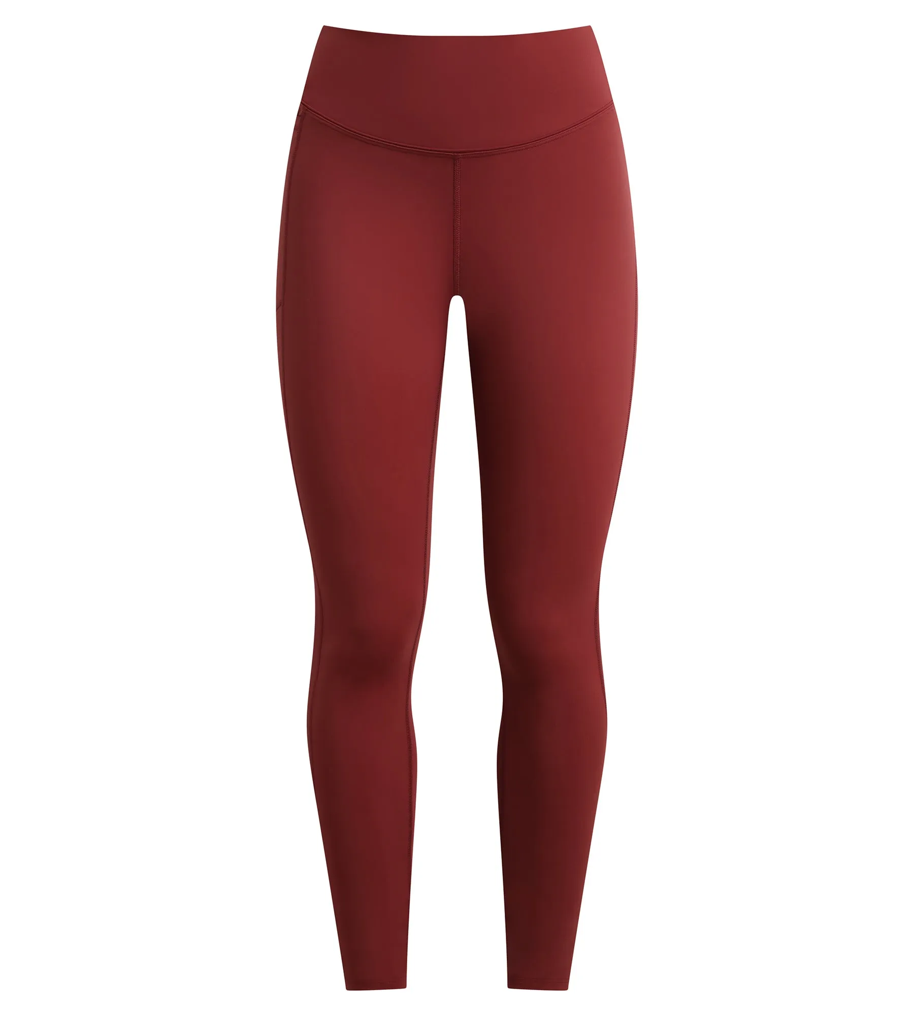 Women's sports leggings in sculpting microfiber Bordeaux Dim Move